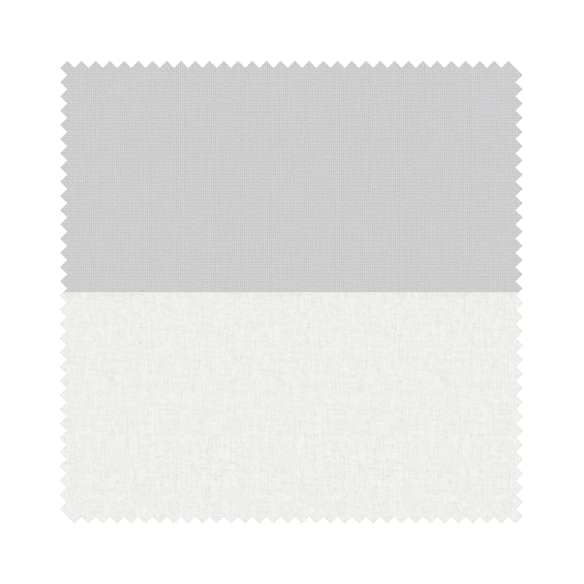 Dover Blackout Light Grey Motorised Double Roller Blind - Image 8