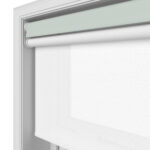 Dover Blackout Powdered Blue Motorised Double Roller Blind