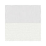 Dover Blackout Frosted White Motorised Double Roller Blind