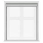 Dover Blackout Pewter Grey Motorised Double Roller Blind