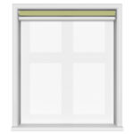 Dover Blackout Pale Glade Motorised Double Roller Blind