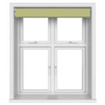 Dover Blackout Pale Glade Motorised Double Roller Blind