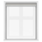Dover Blackout Stone Grey Motorised Double Roller Blind