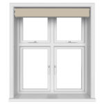 Dover Blackout Sandy Beige Motorised Double Roller Blind