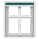 Dover Blackout Teal Depth Motorised Double Roller Blind