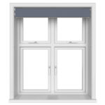Dover Blackout Twilight Blue Motorised Double Roller Blind