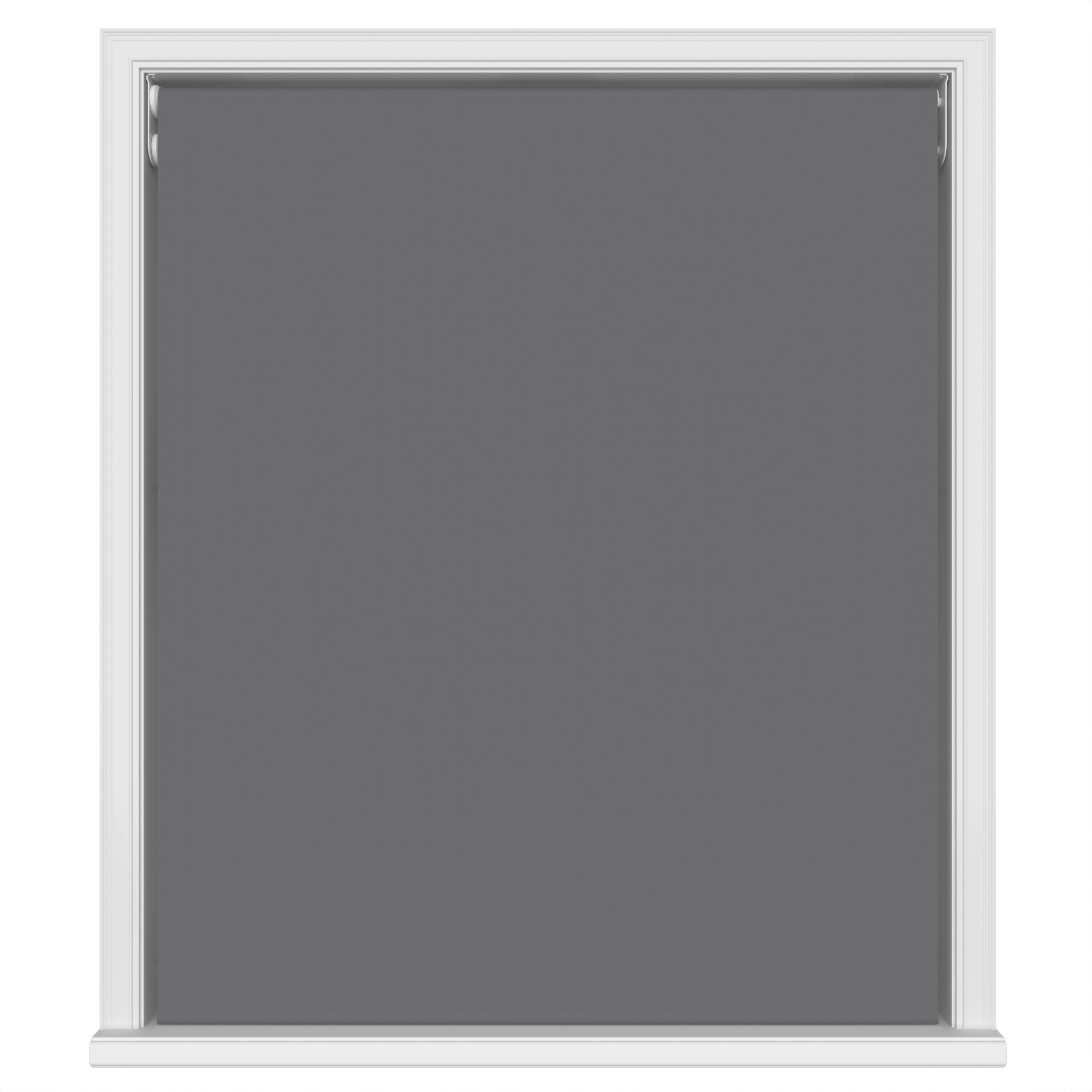 Dover Blackout Gunmetal Motorised Double Roller Blind - Image 2