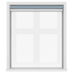 Dover Blackout Gentle Blue Motorised Double Roller Blind