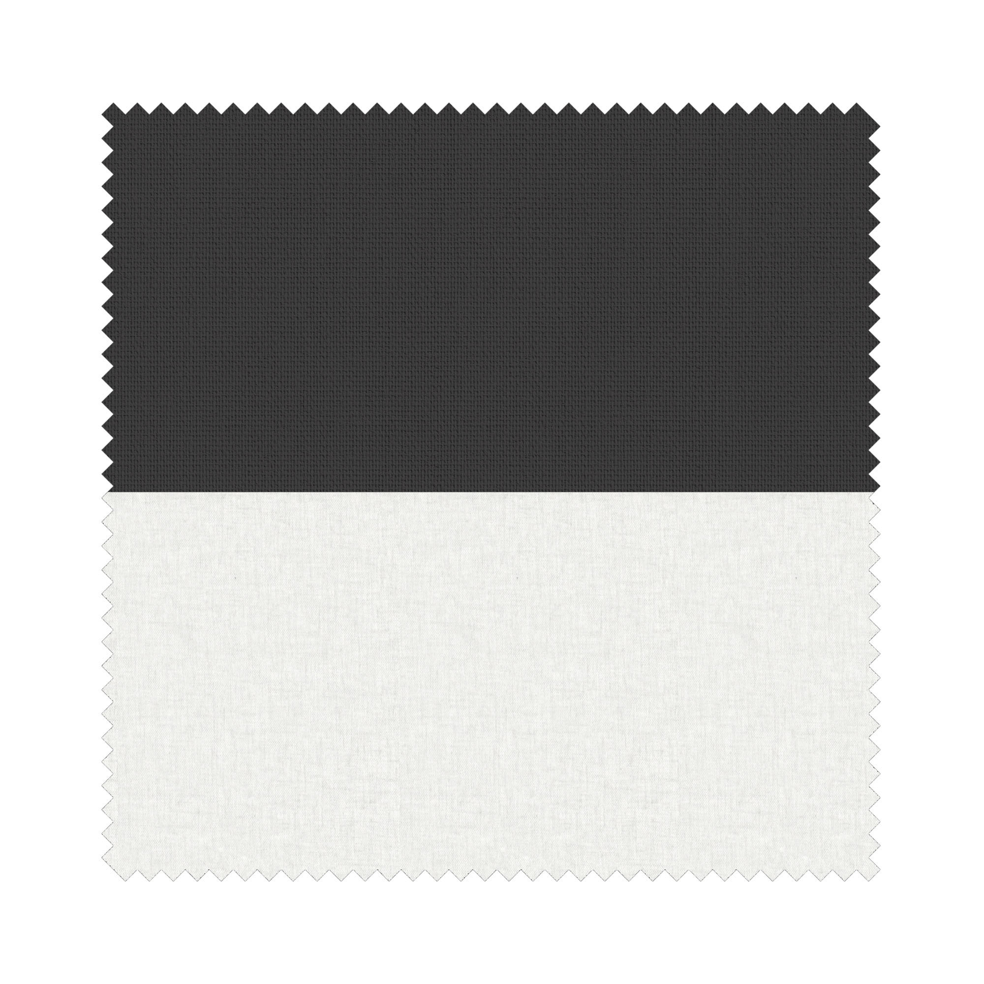 Dover Blackout Jet Black Motorised Double Roller Blind - Image 8