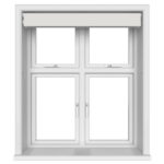 Dover Blackout Chalk White Motorised Double Roller Blind