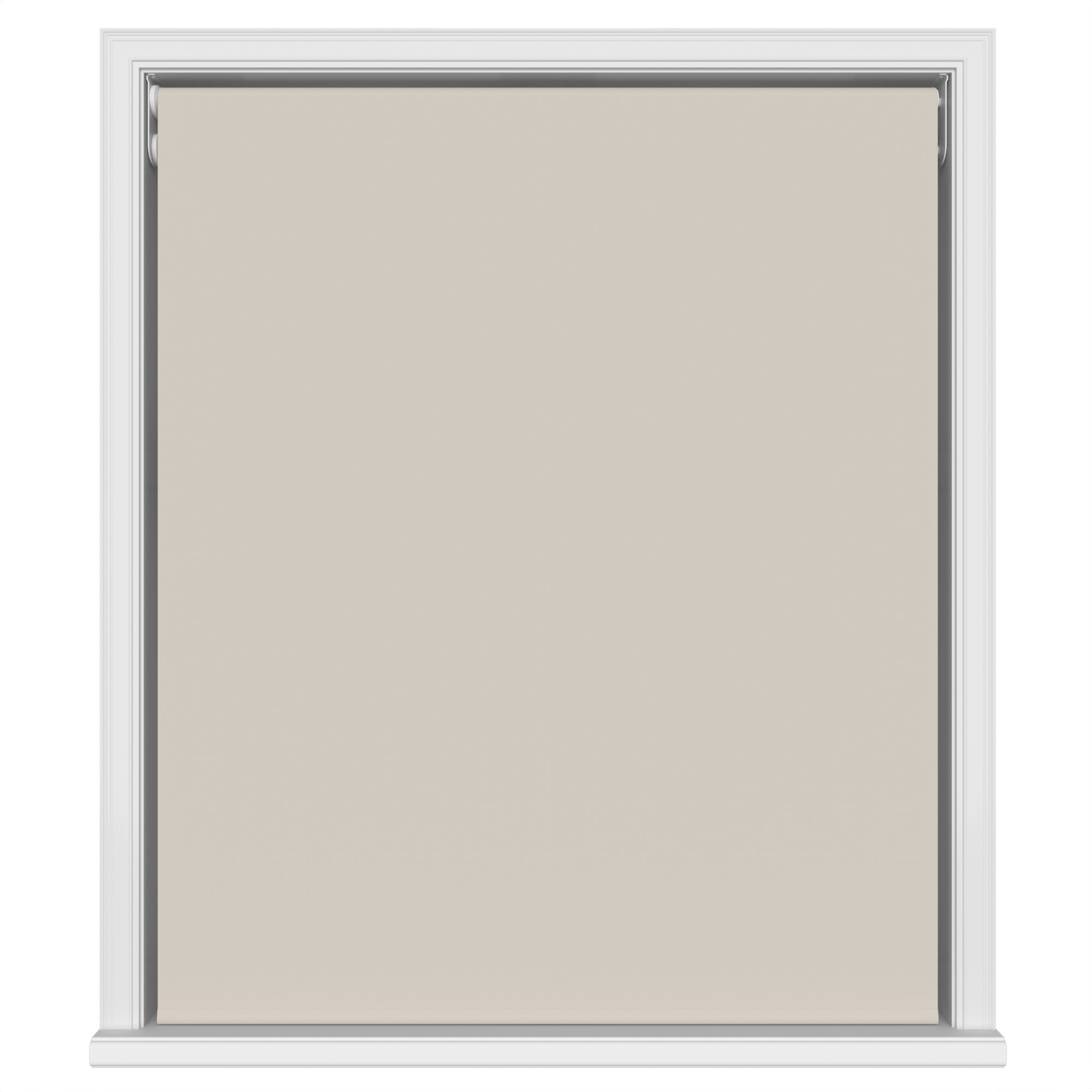 Dover Blackout Warm Sand Motorised Double Roller Blind - Image 2