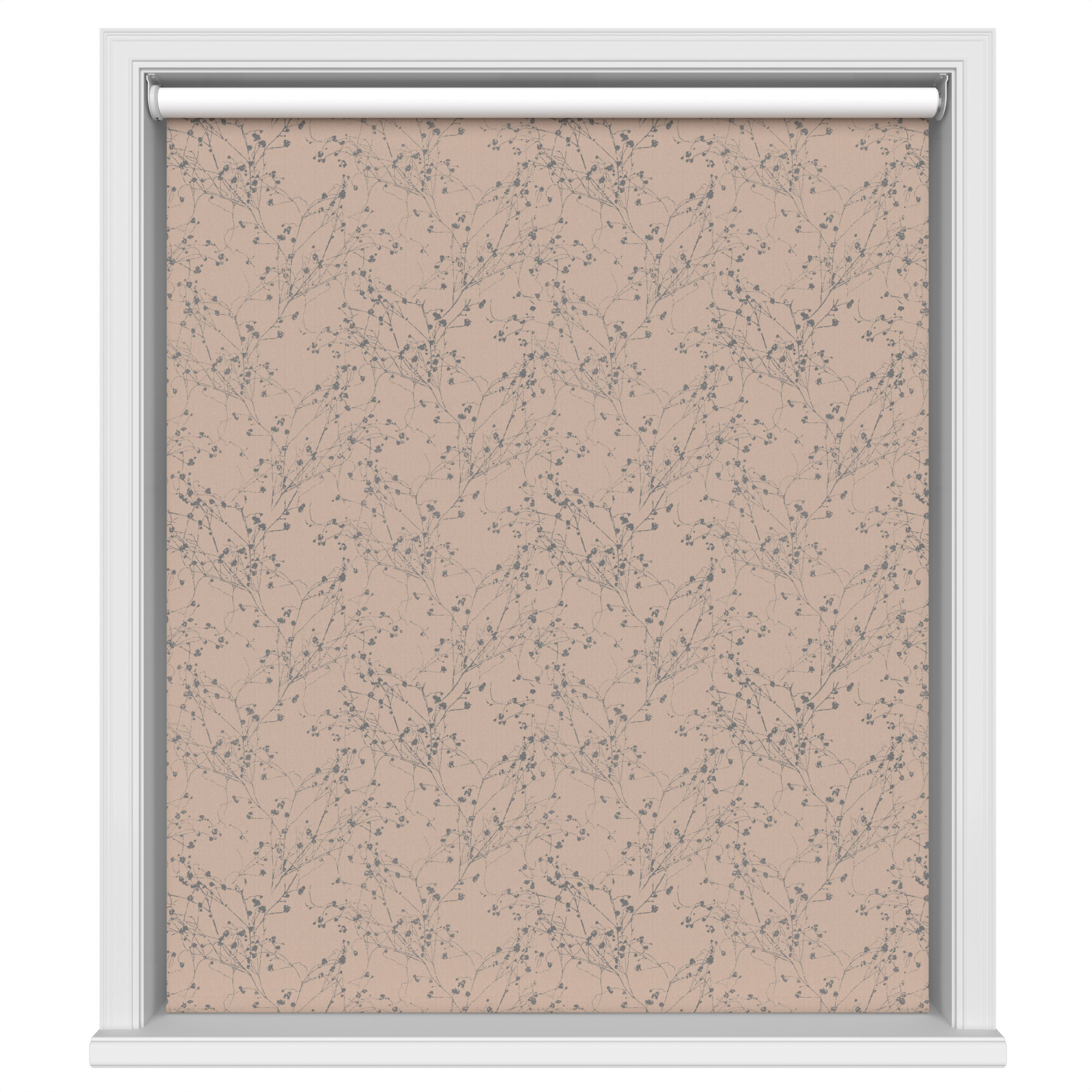 Vale Blackout Moonlight Mink Motorised Roller Blind - Image 2