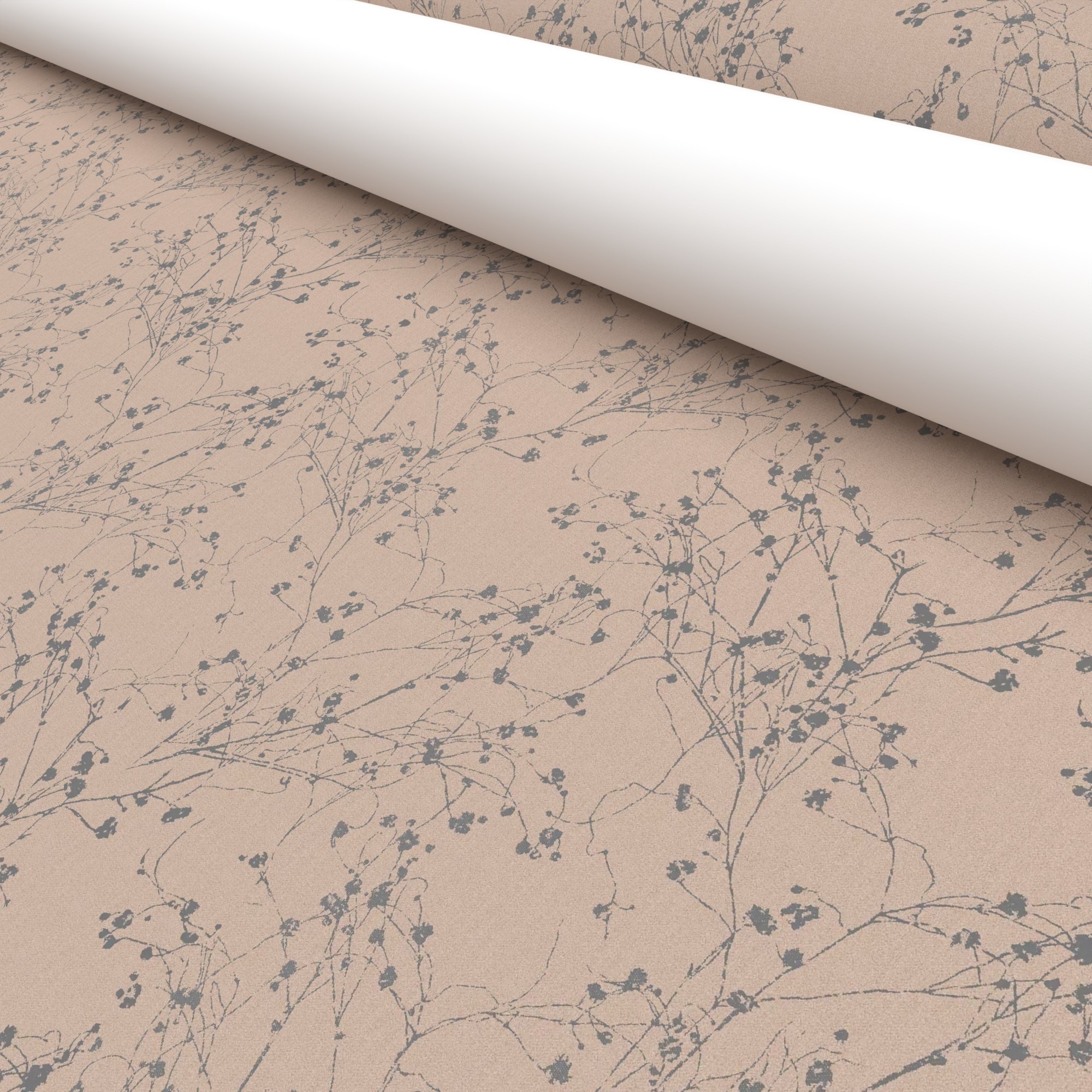 Vale Blackout Moonlight Mink Motorised Roller Blind - Image 5