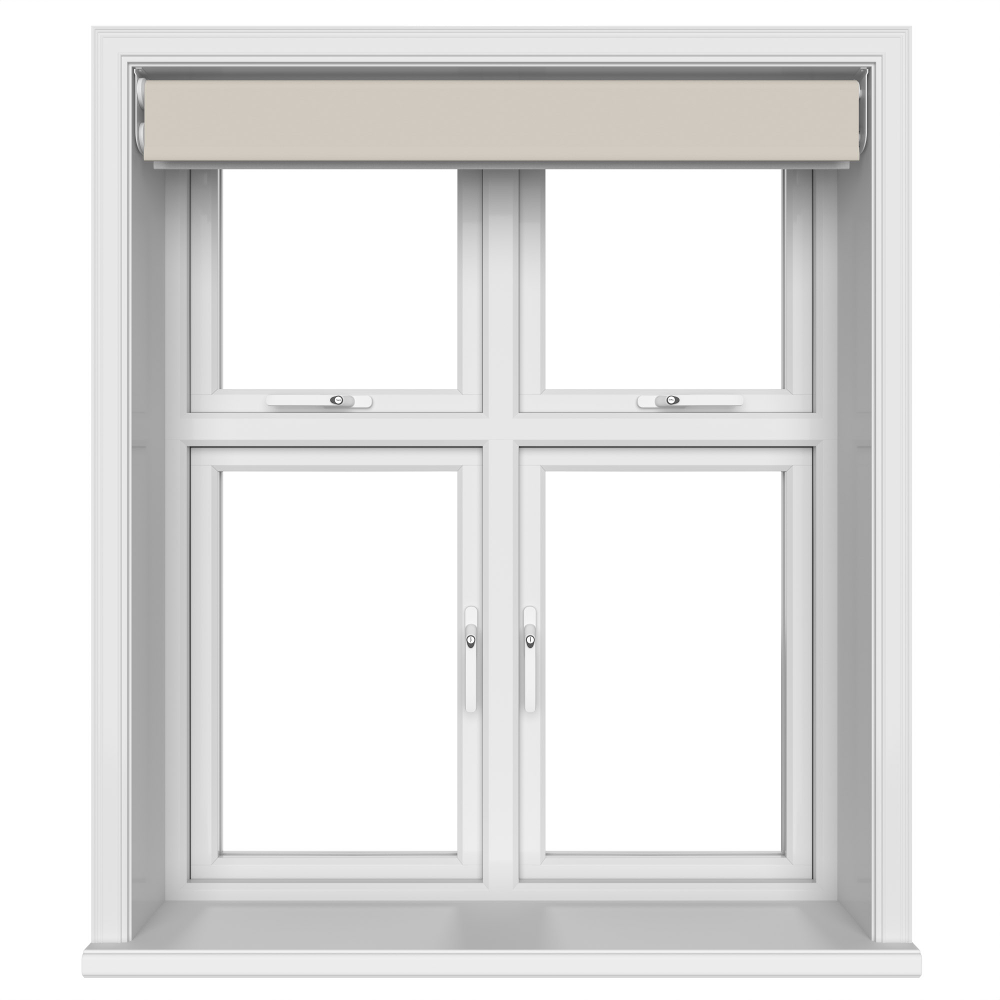 Dover Blackout Warm Sand Motorised Double Roller Blind - Image 6