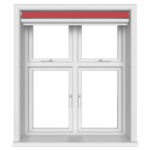 Dover Blackout Rich Ruby Motorised Double Roller Blind