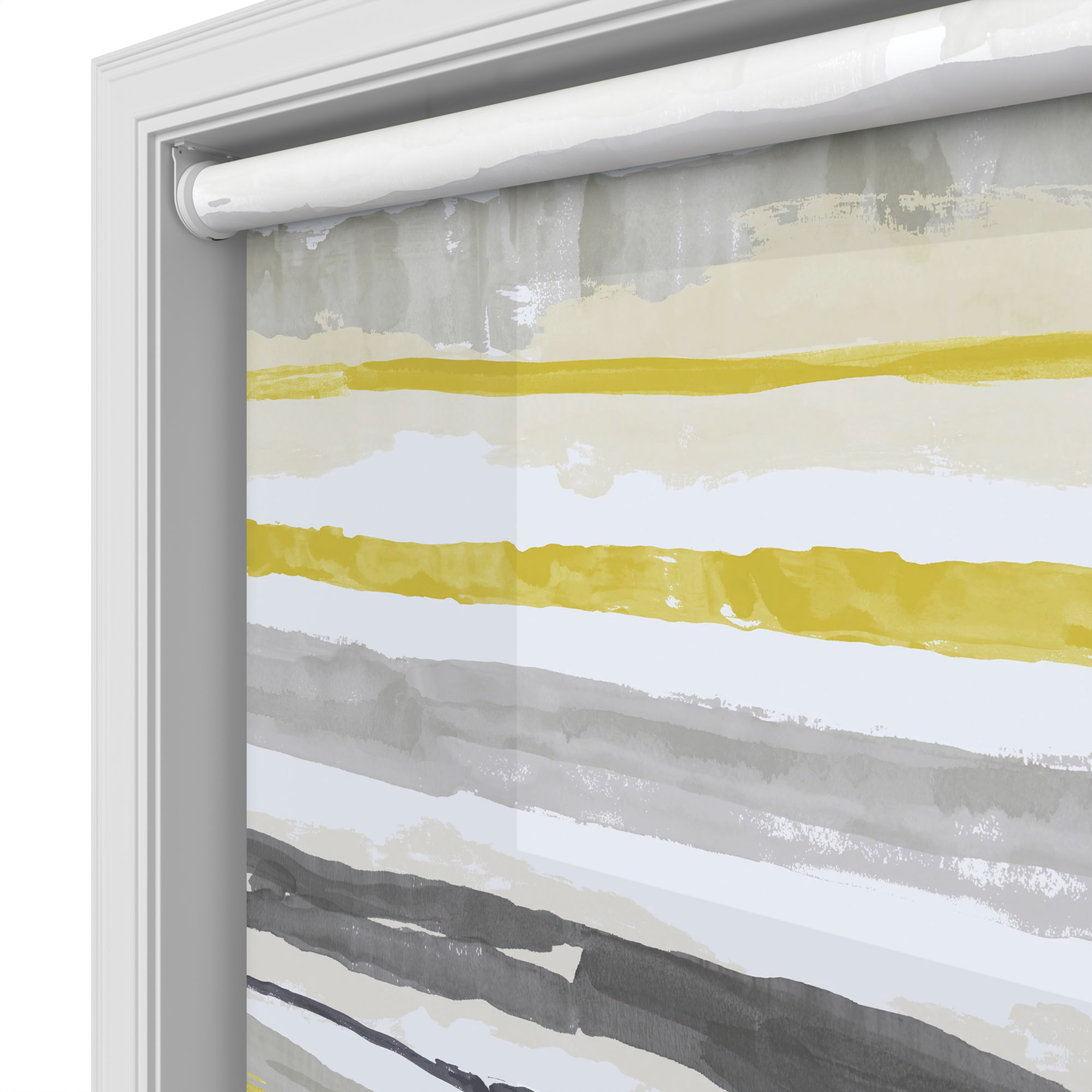 Vera Ocra Motorised Roller Blind - Image 4