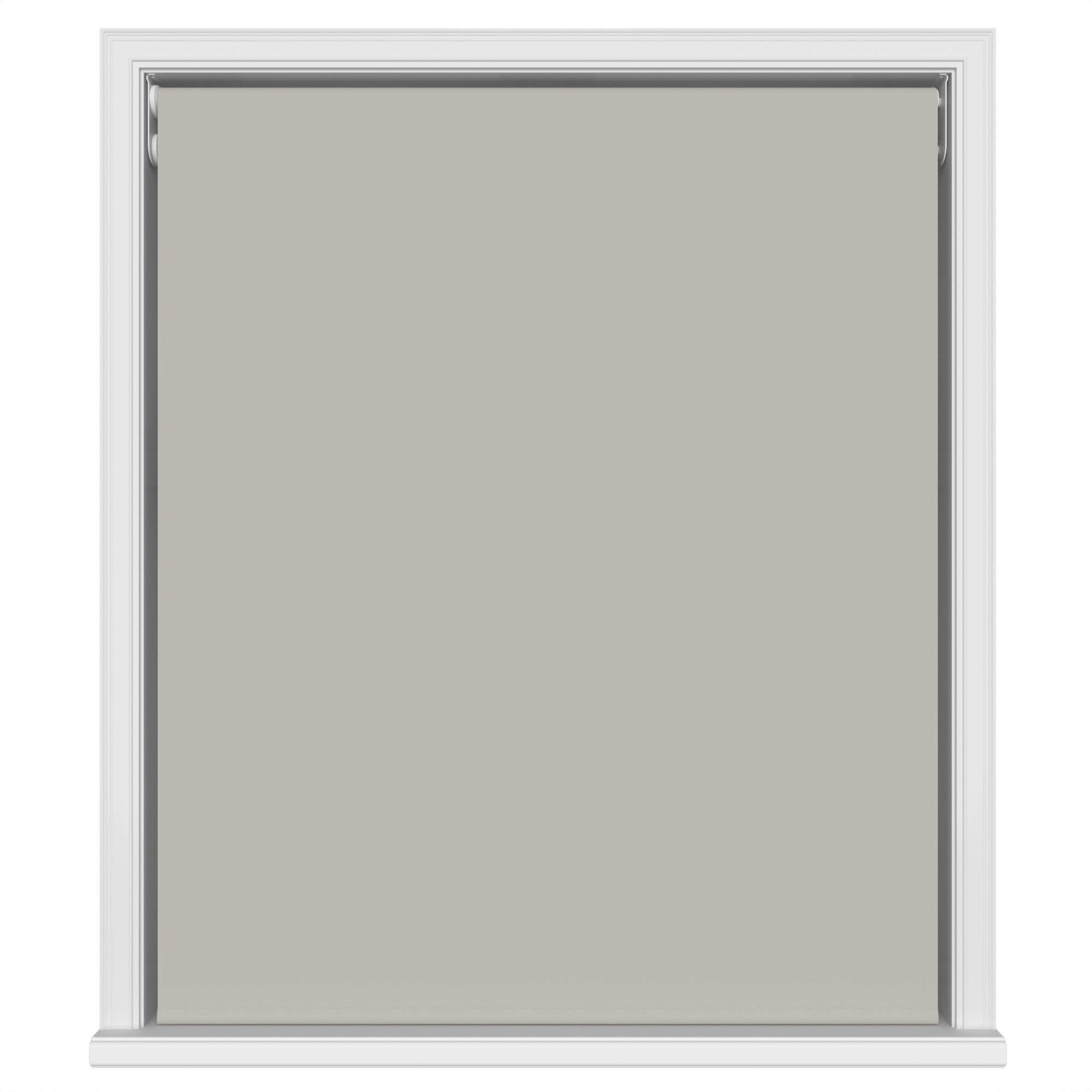 Dover Blackout Muted Truffle Motorised Double Roller Blind - Image 2