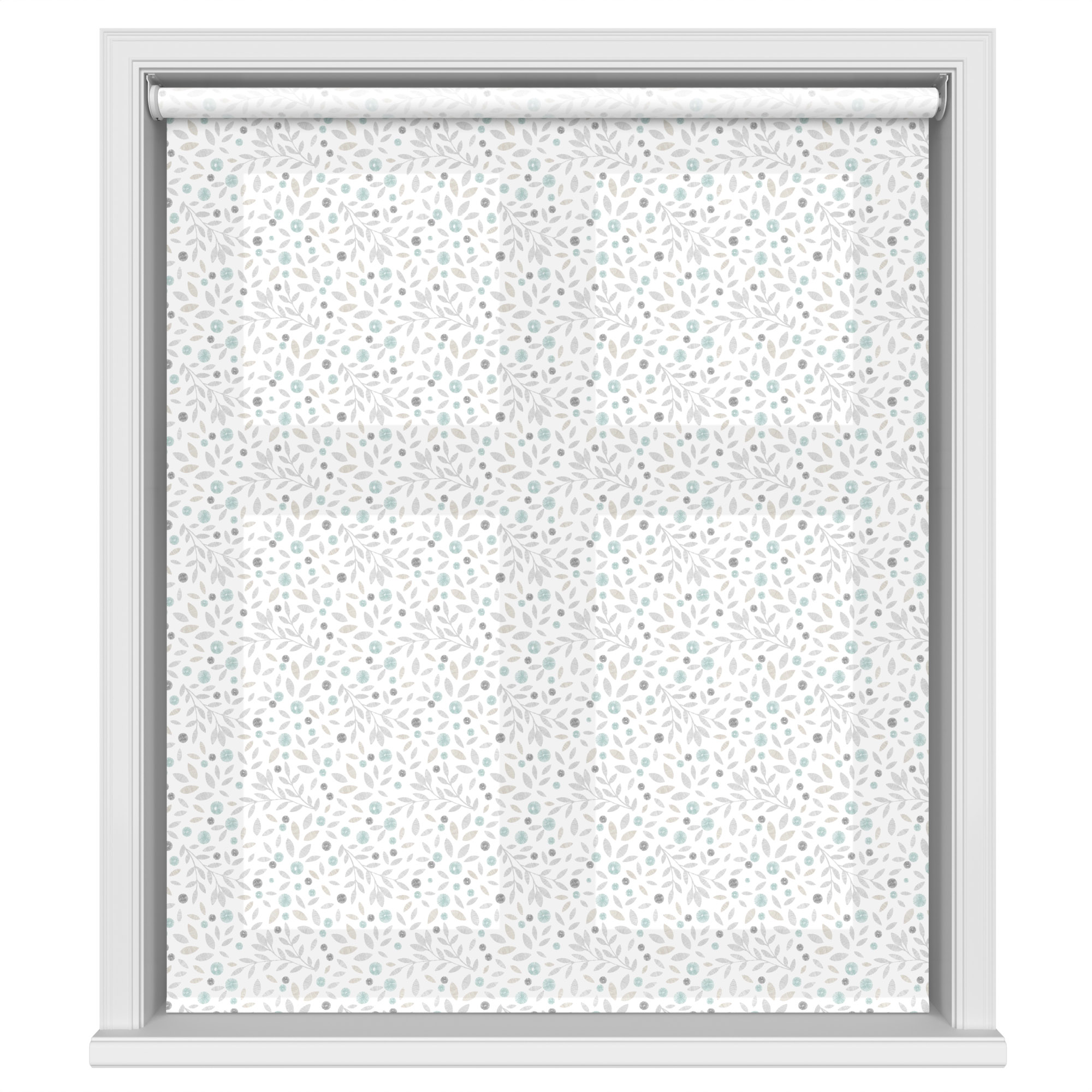 Veil Blue Drift Motorised Roller Blind - Image 2