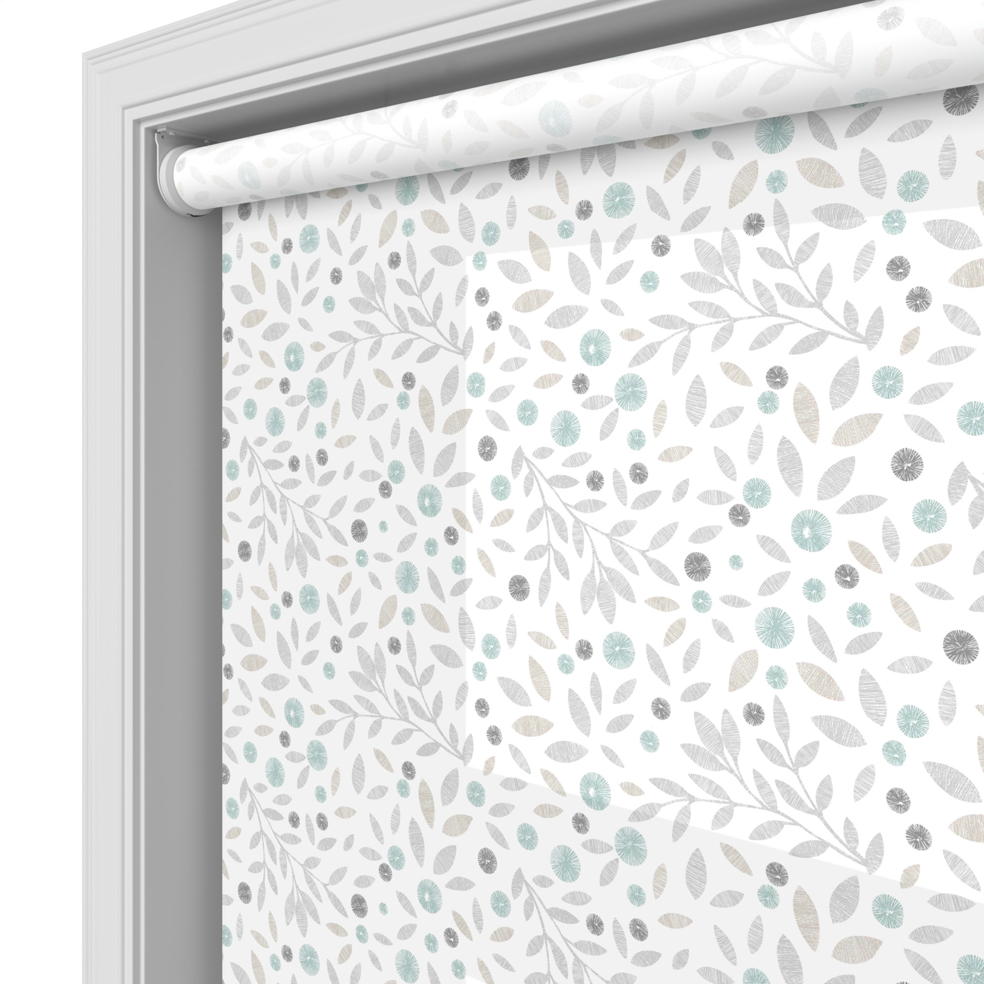 Veil Blue Drift Motorised Roller Blind - Image 4