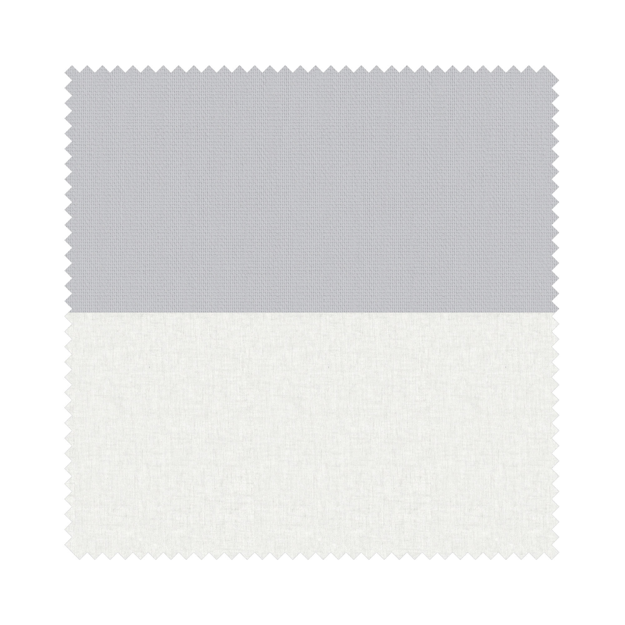 Dover Blackout Pale Grey Motorised Double Roller Blind - Image 8
