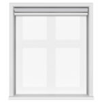 Dover Blackout Pale Grey Motorised Double Roller Blind