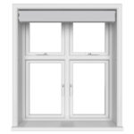 Dover Blackout Pale Grey Motorised Double Roller Blind