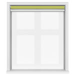 Dover Blackout Willow Leaf Motorised Double Roller Blind