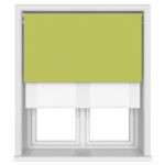 Dover Blackout Willow Leaf Motorised Double Roller Blind