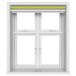 Dover Blackout Willow Leaf Motorised Double Roller Blind