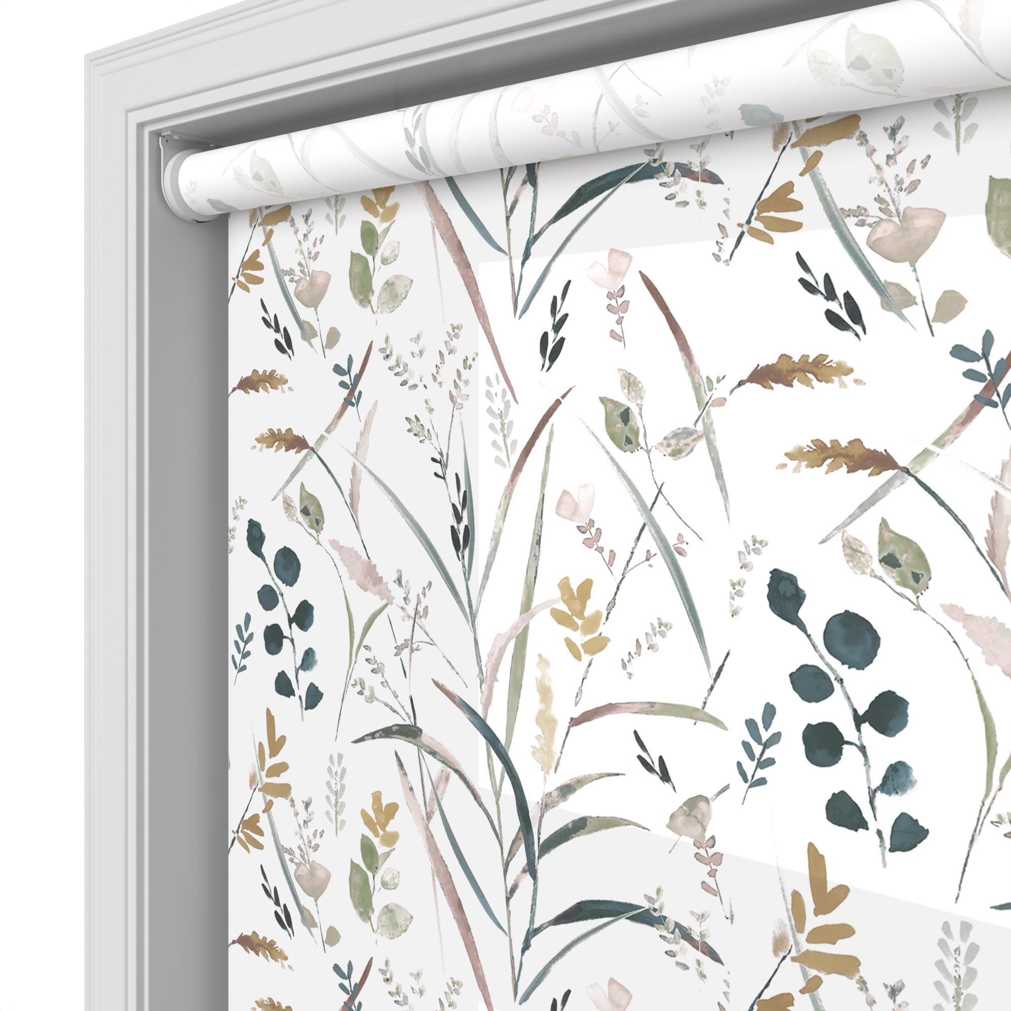 Bloom Rustic Leaves Motorised Roller Blind - Image 4