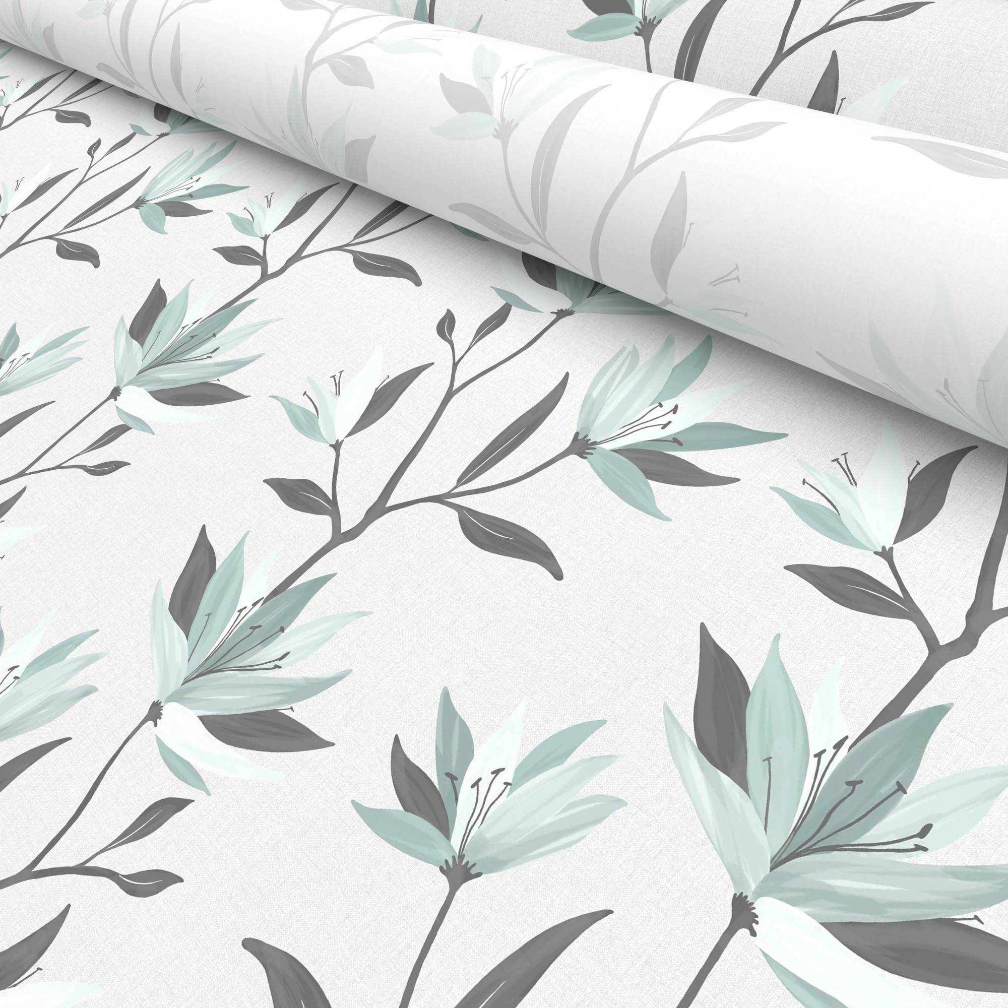 Lilyvale Quiet Duckegg Motorised Roller Blind - Image 5