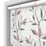 Lilyvale Faint Blossom Motorised Roller Blind
