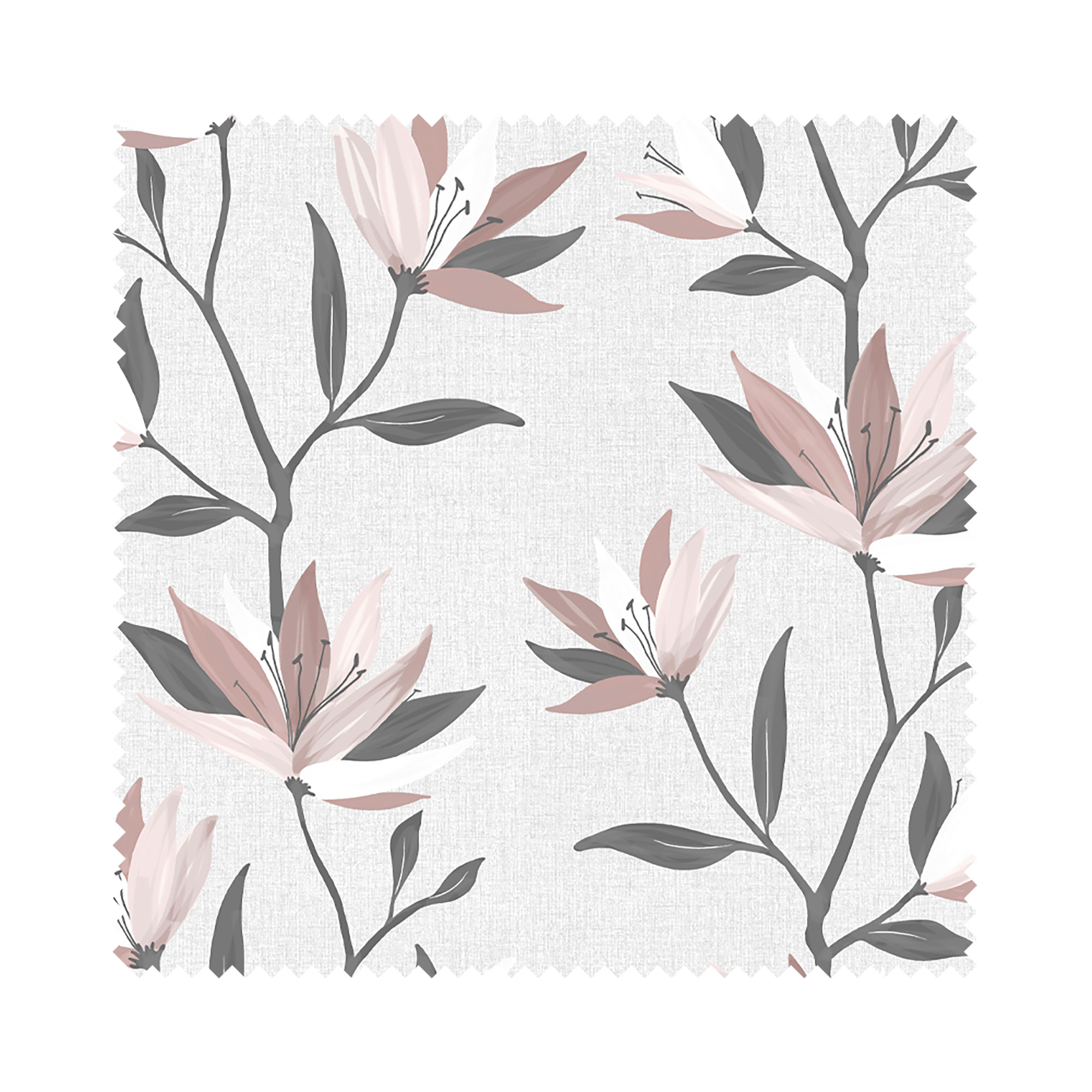 Lilyvale Faint Blossom Motorised Roller Blind - Image 6