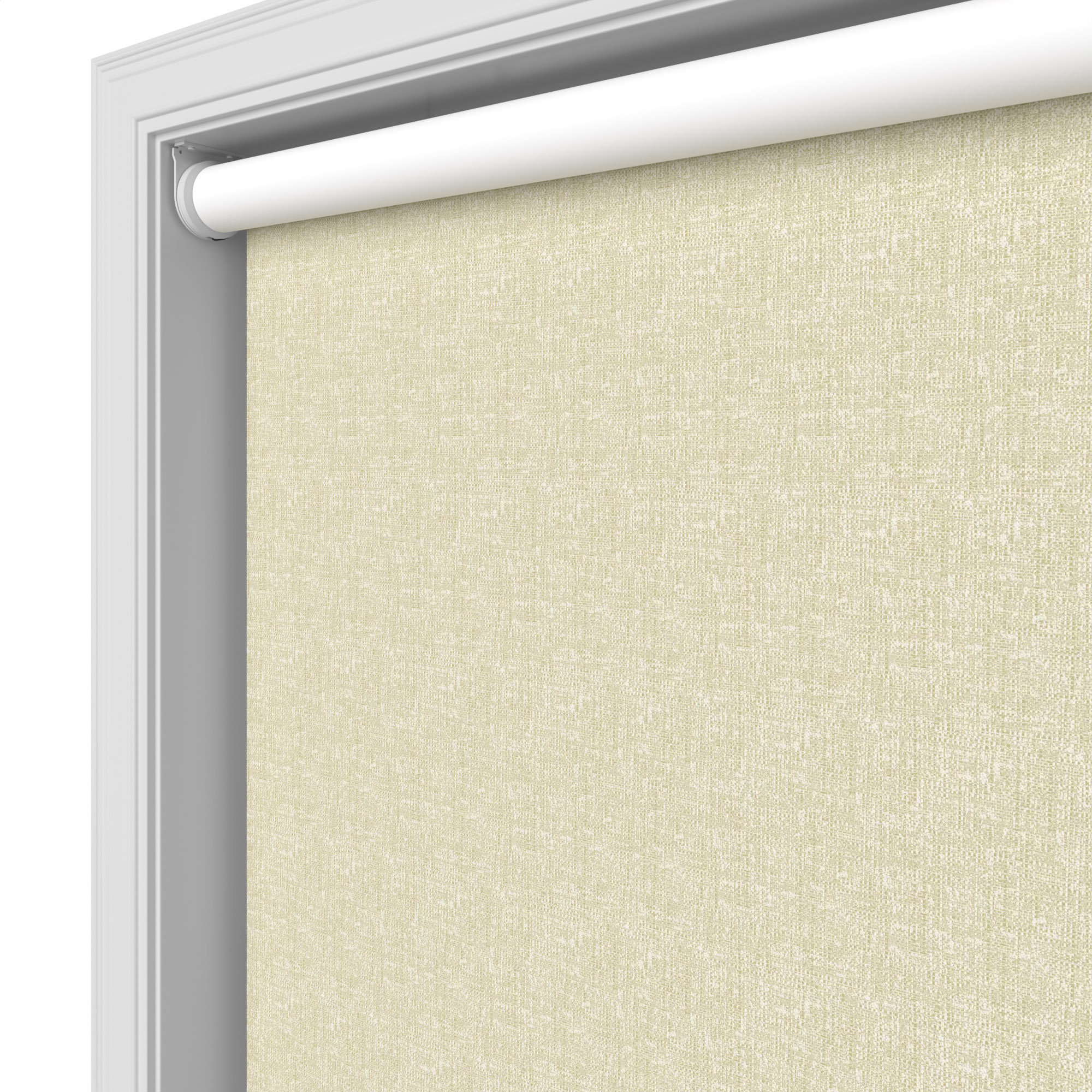 Hampton Blackout Calico Motorised Roller Blind - Image 4