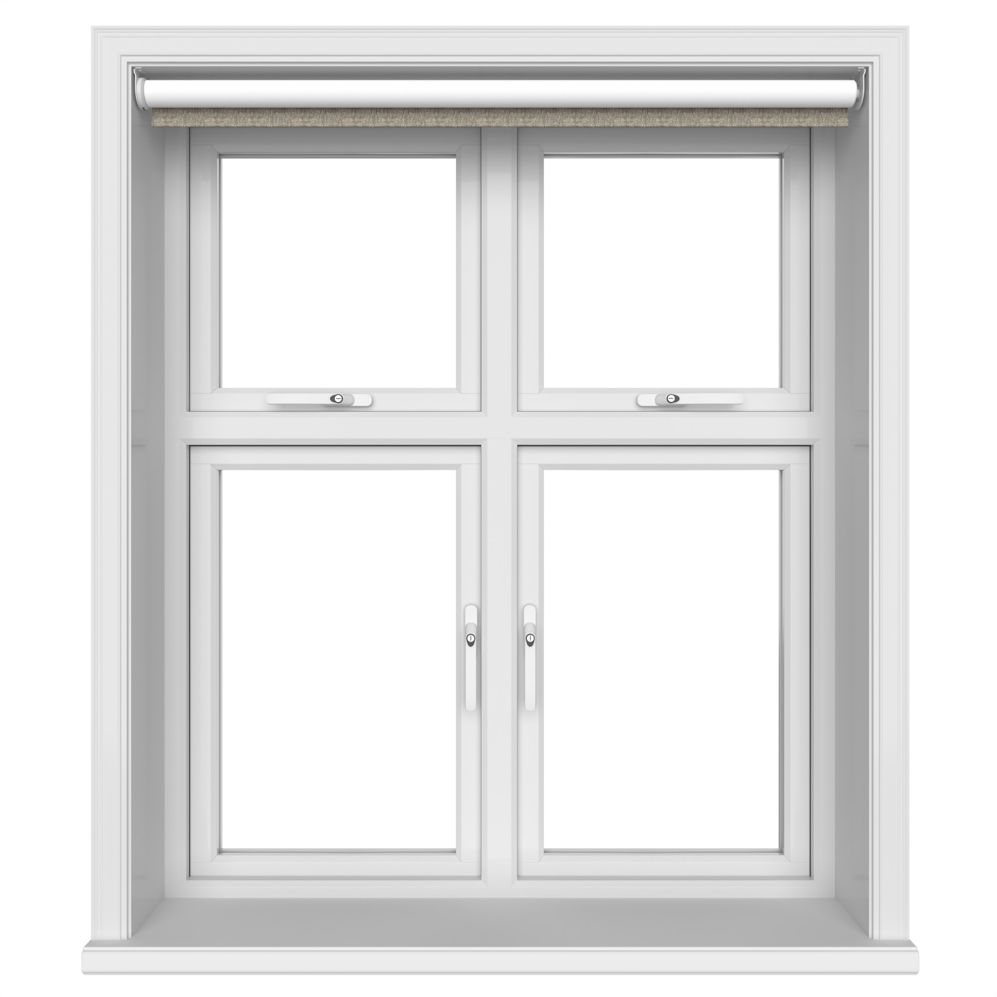 Hampton Blackout Hessian Motorised Roller Blind - Image 3