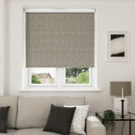 Hampton Blackout Hessian Motorised Roller Blind