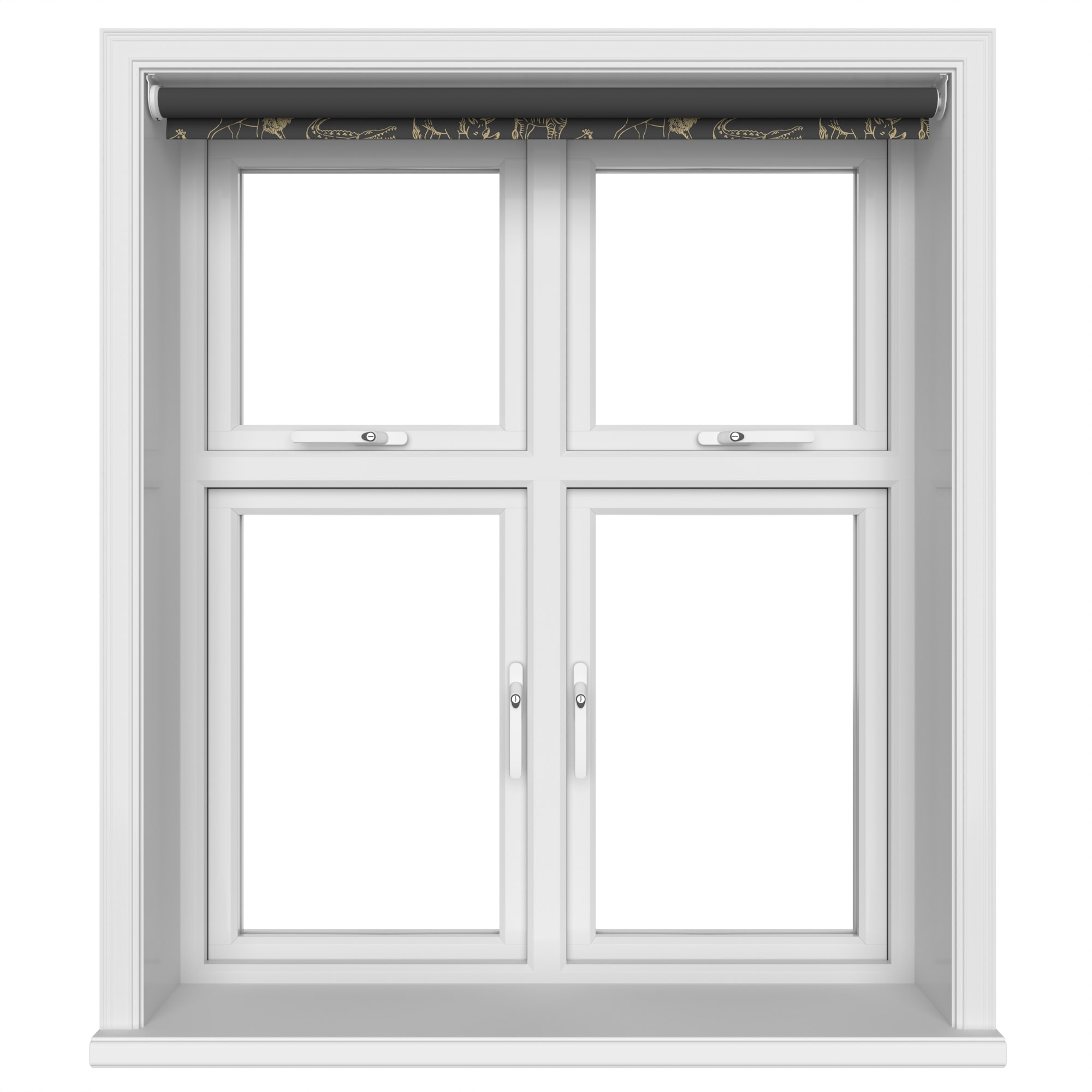 Night Safari Gold Blackout Motorised Roller Blind - Image 3