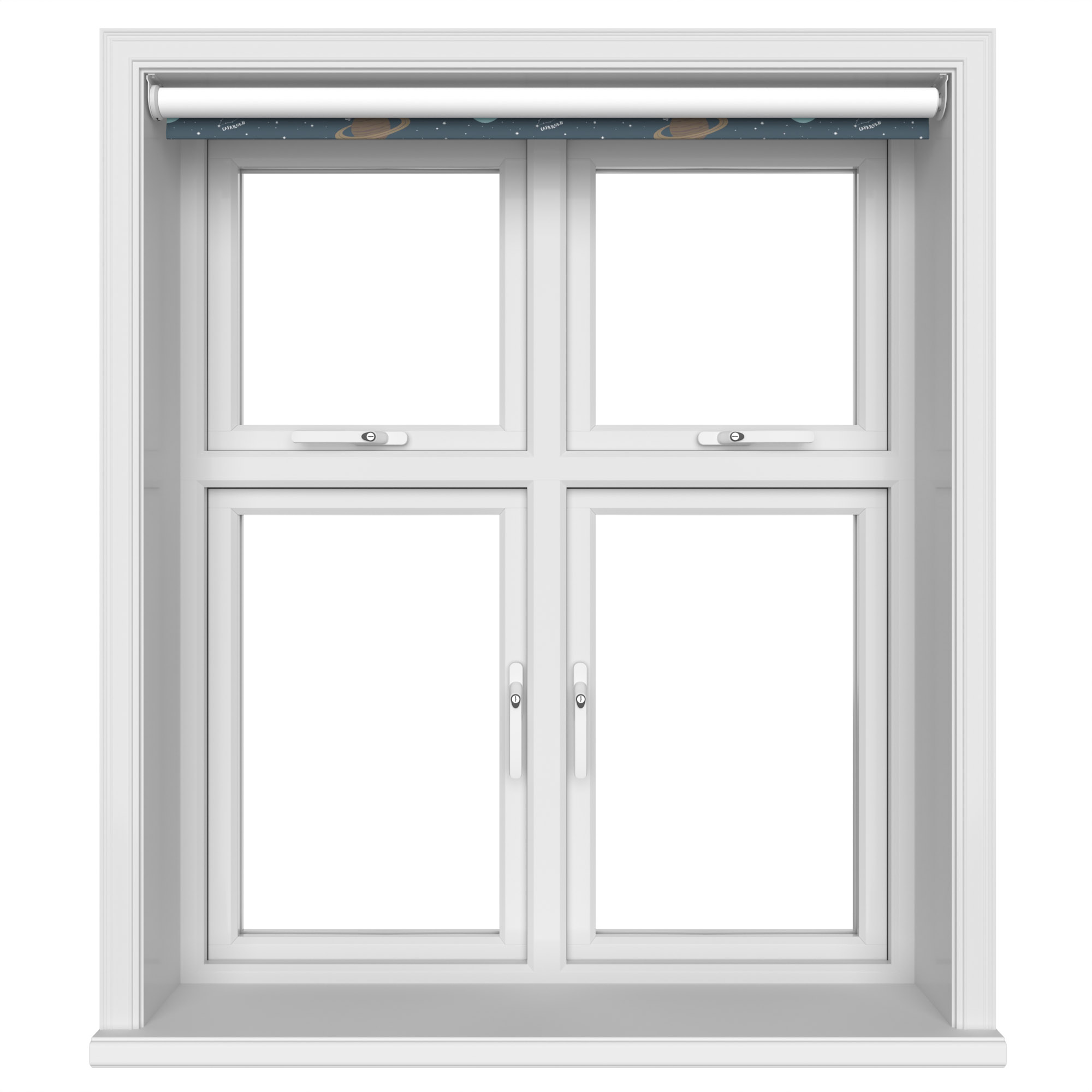 Cosmic Night Blackout Motorised Roller Blind - Image 3