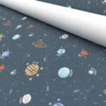 Cosmic Night Blackout Motorised Roller Blind