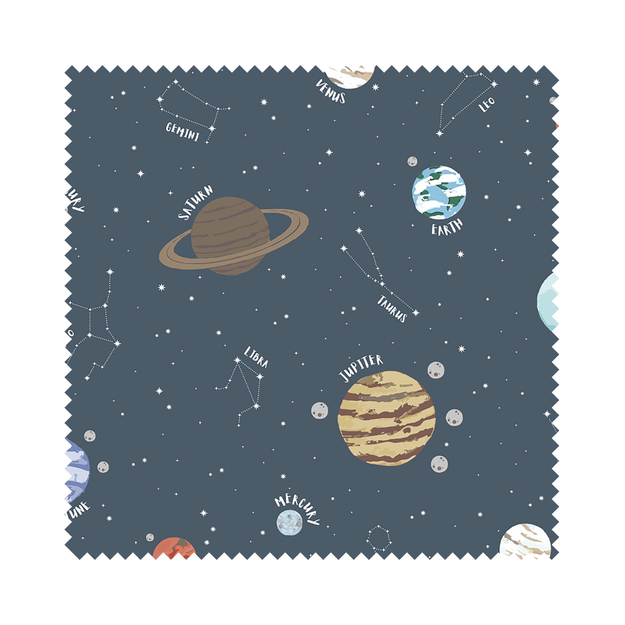Cosmic Night Blackout Motorised Roller Blind - Image 6