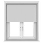 Odyssey Blackout Light Grey Motorised Roller Blind