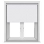 Odyssey Blackout White Motorised Roller Blind