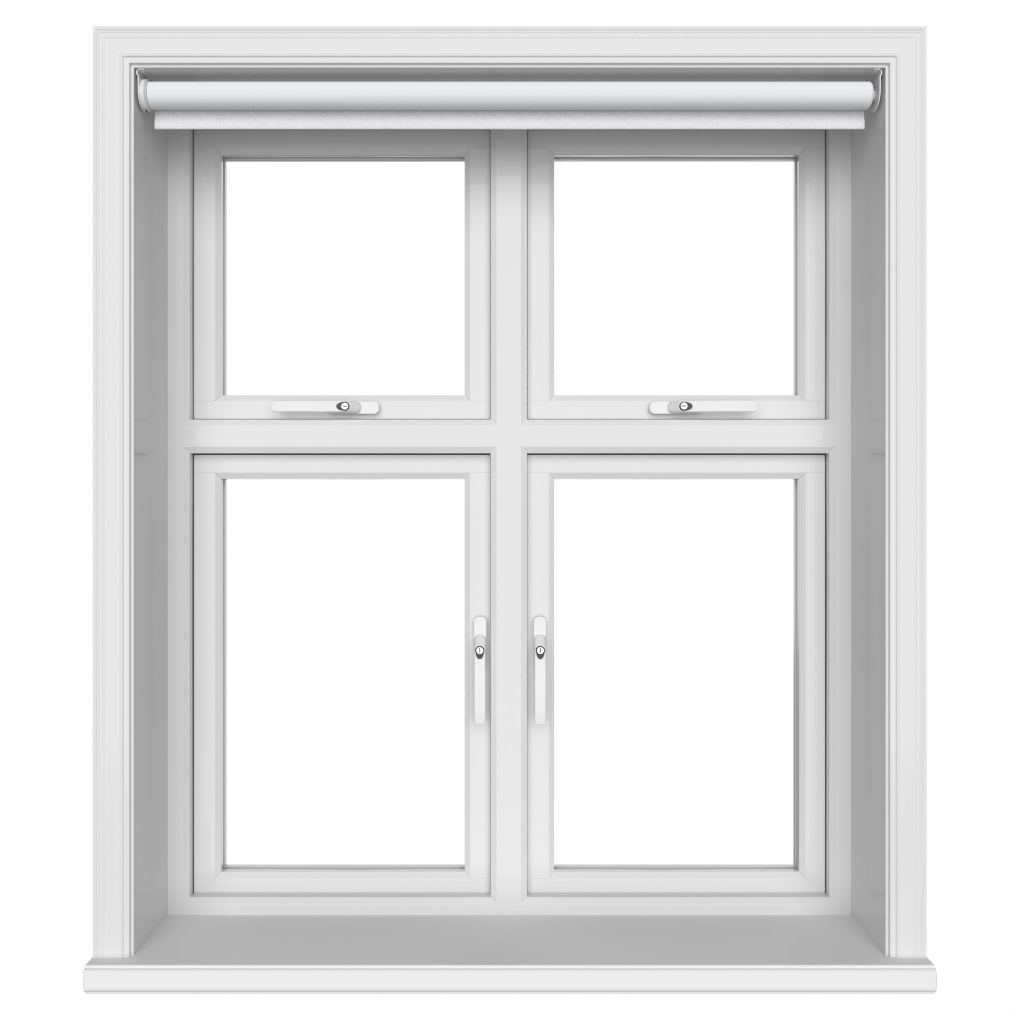 Odyssey Blackout White Motorised Roller Blind - Image 3
