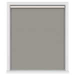 Lustre Blackout Moonstone Silk Motorised Roller Blind