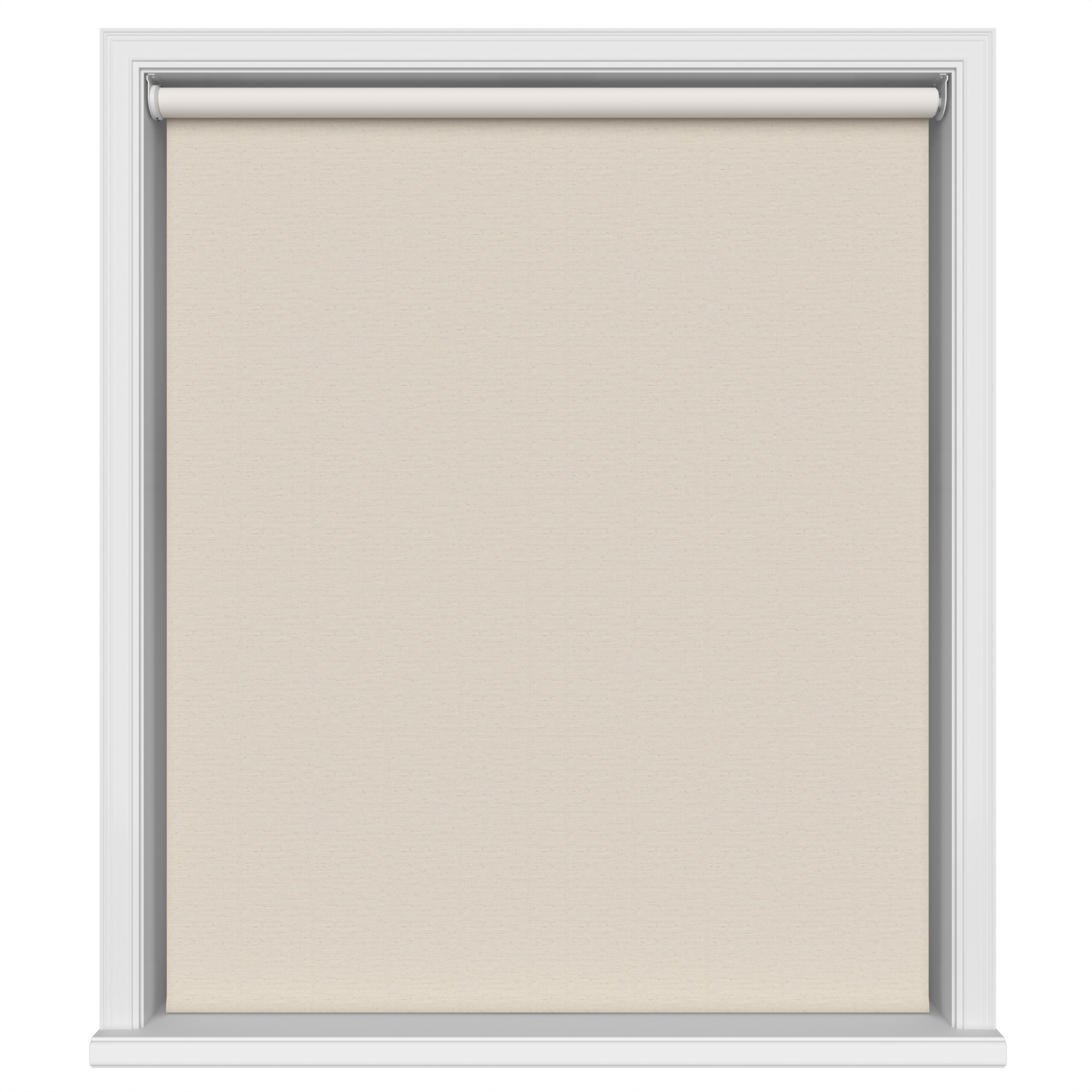 Lustre Blackout Pannacotta Silk Motorised Roller Blind - Image 2
