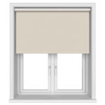 Lustre Blackout Pannacotta Silk Motorised Roller Blind