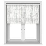 Nordic Forest Silver Birch Motorised Roller Blind