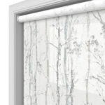 Nordic Forest Silver Birch Motorised Roller Blind