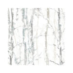 Nordic Forest Silver Birch Motorised Roller Blind