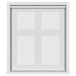 Lakeside Cotton White Motorised Roller Blind